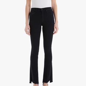 Mother runaway flare jeans - black size 24 (worn once, length was hemmed)